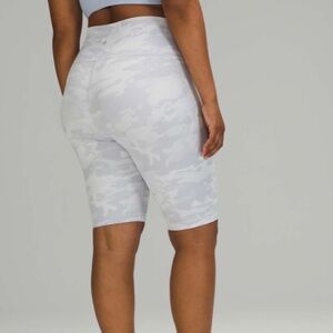 Lululemon Wunder Under Short 10" *Ribbed Incognito Camo Jacquard Alpine Size 10